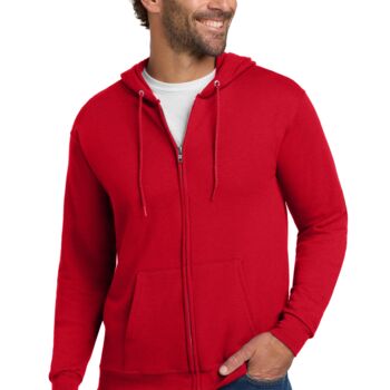 ComfortBlend® EcoSmart® Full Zip Hooded Sweatshirt Thumbnail