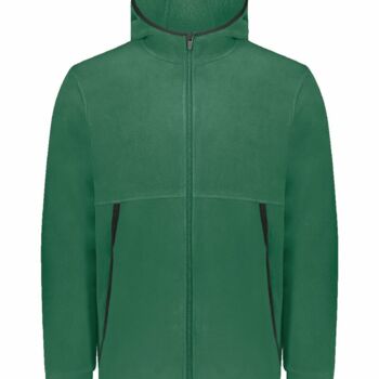 Unisex Eco Revive™ Polar Fleece Hooded Full-Zip Jacket Thumbnail
