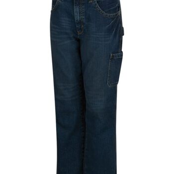 Men's Extended Sizes Stretch Denim Dungaree Jeans Thumbnail
