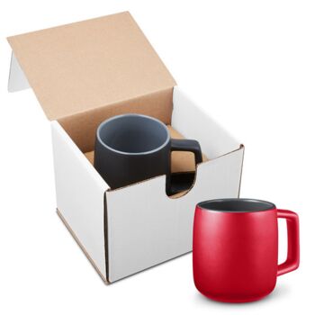 15oz Geo Square Handle Ceramic Mug In Mailer Thumbnail