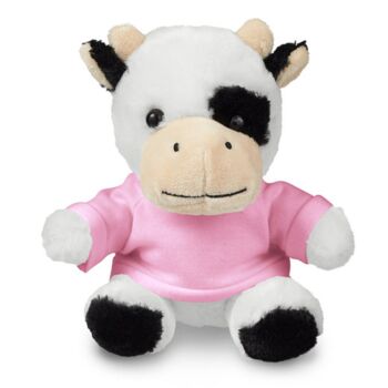 7" Plush Cow With T-Shirt Thumbnail