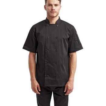 Unisex Short Sleeve Recycled Chef Coat Thumbnail