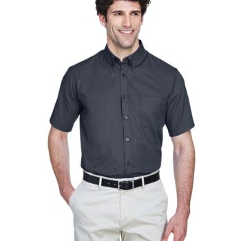 Men's Optimum Short Sleeve Twill Dress Shirt Thumbnail