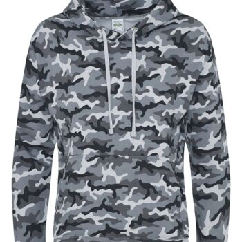 Unisex Camo Hooded Sweatshirt Thumbnail