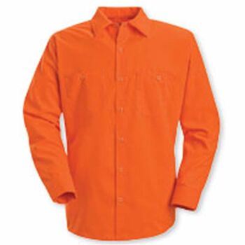 Men's Enhanced Visibility Long Sleeve Work Shirt Thumbnail