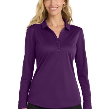 Women's Silk Touch Performance Long Sleeve Polo Thumbnail