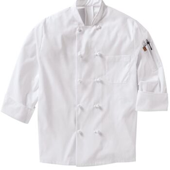 Mimix™ Ten Knot Button Chef Coat with OilBlok Thumbnail