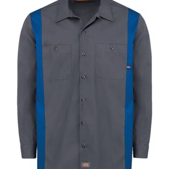 Men's Tall Industrial Colorblocked Long Sleeve Shirt Thumbnail