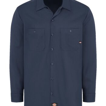 Men's Tall Industrial Cotton Long Sleeve Work Shirt Thumbnail