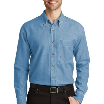 Long Sleeve Denim Shirt Thumbnail