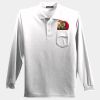 Long Sleeve Silk Touch™ Polo with Pocket Thumbnail