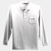 Long Sleeve Silk Touch™ Polo with Pocket Thumbnail