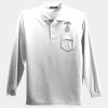 Long Sleeve Silk Touch™ Polo with Pocket Thumbnail