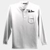 Long Sleeve Silk Touch™ Polo with Pocket Thumbnail