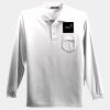 Long Sleeve Silk Touch™ Polo with Pocket Thumbnail