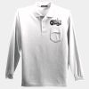 Long Sleeve Silk Touch™ Polo with Pocket Thumbnail