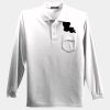 Long Sleeve Silk Touch™ Polo with Pocket Thumbnail